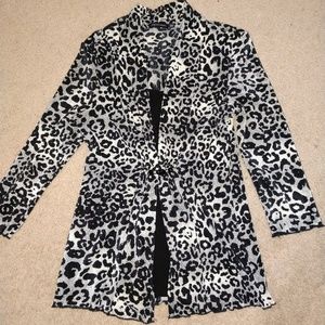 Notations leoard print shirt